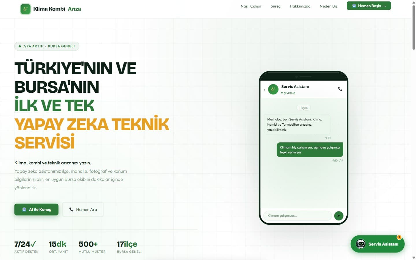 KlimaKom web sitesi